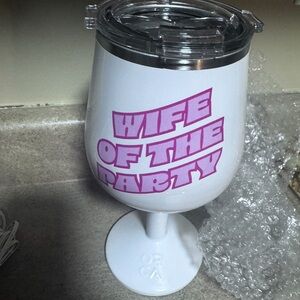 NWT Wife of The Party Stainless Steel Vino 15 oz. Wine Cup. Got this as a gift.